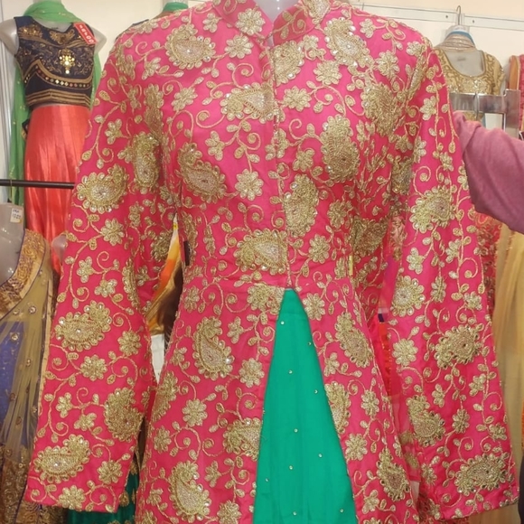 Other - Women's Indian Embroidered Tunic Anarkali Lehenga